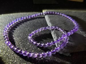 Brazilian Amethyst Necklace – Third Eye & Crown Chakra Stone for Intuition & Spiritual Protection | High-Vibration Healing Jewelry